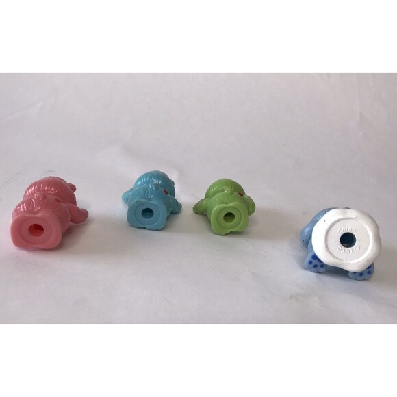 Vintage Lot of 4 Hard Plastic Collectible Care Bears Figurines - Picture 3 of 3